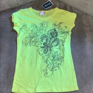 Yellow girls blouse. (brand new) final price